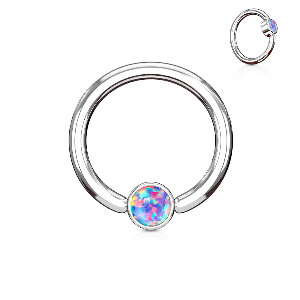 Kółko z kulką cyrkonia zapięcie captive bead - Image 6