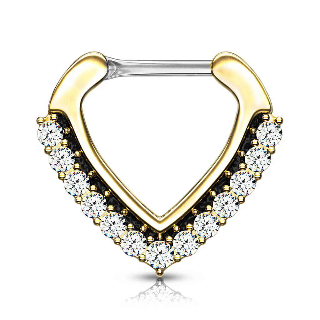 Septum clicker trójkąt cyrkonia clicker - Image 6