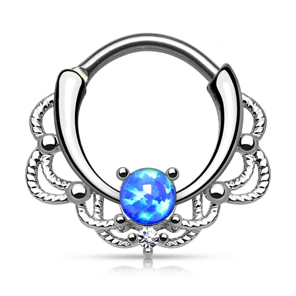 Septum clicker opal srebrny clicker - Image 2
