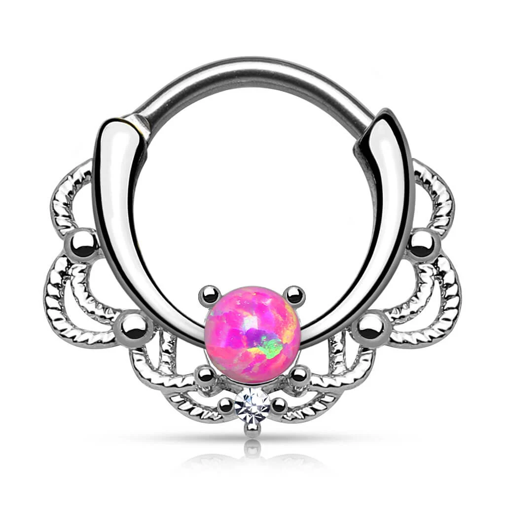 Septum clicker opal srebrny clicker - Image 4