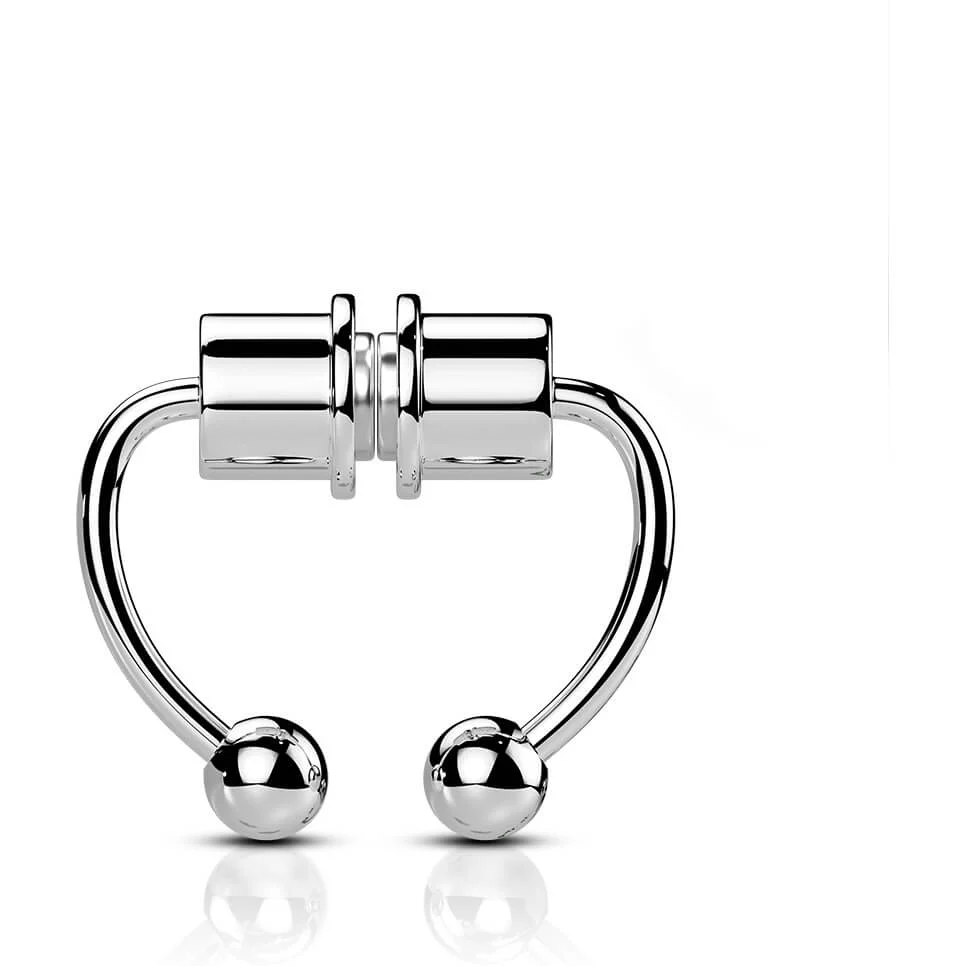 Fake piercing do nosa magnes septum magnes - Image 8