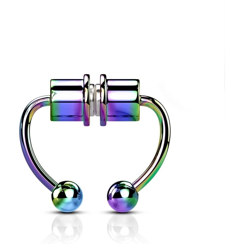 Fake piercing do nosa magnes septum magnes - Image 9