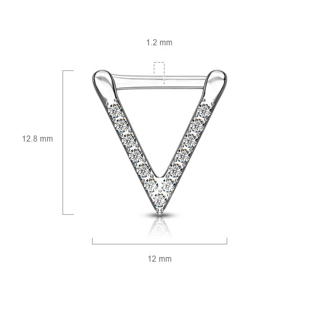 Septum cyrkonia clicker trójkąt clicker - Image 2