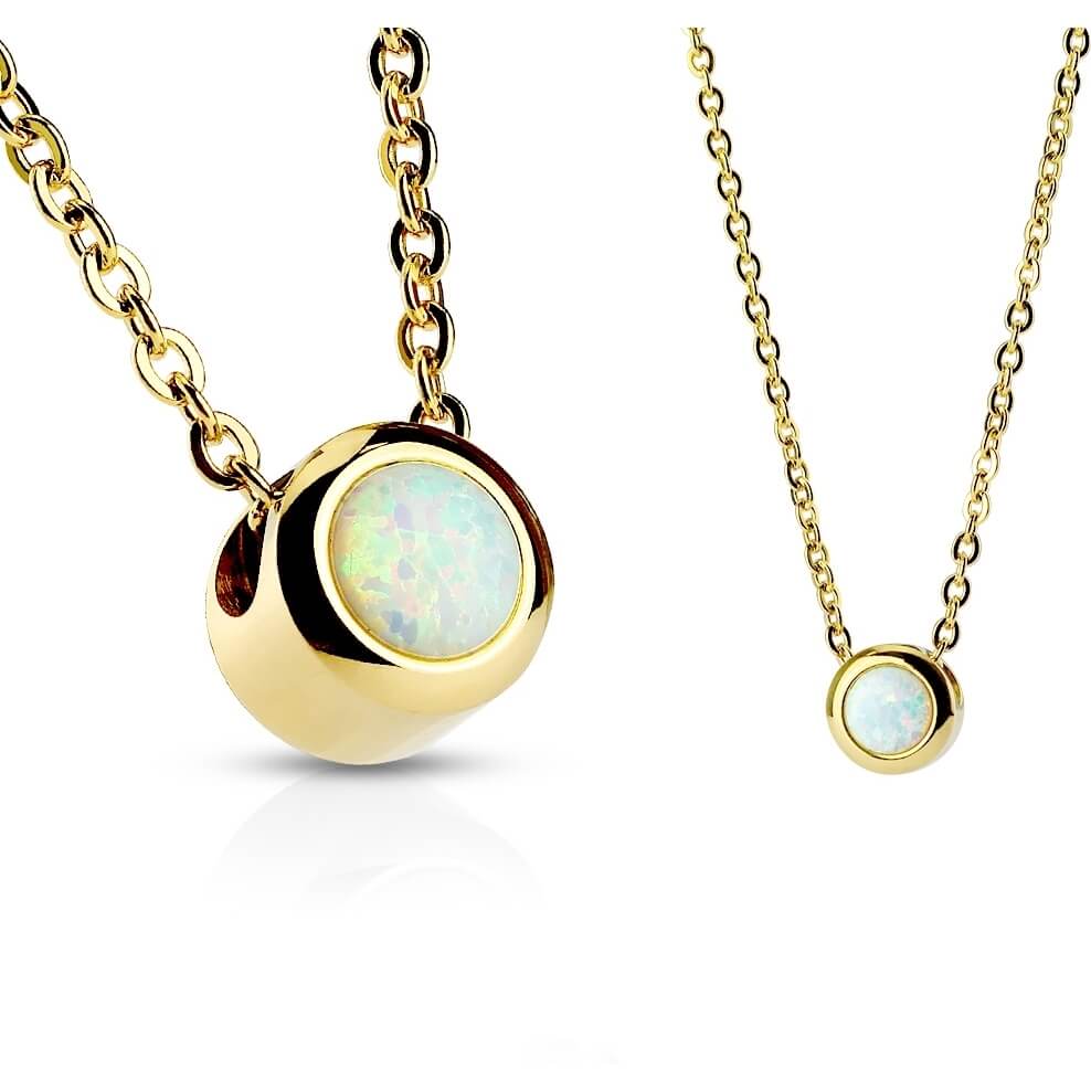 łańcuszek kulka opal - Image 2