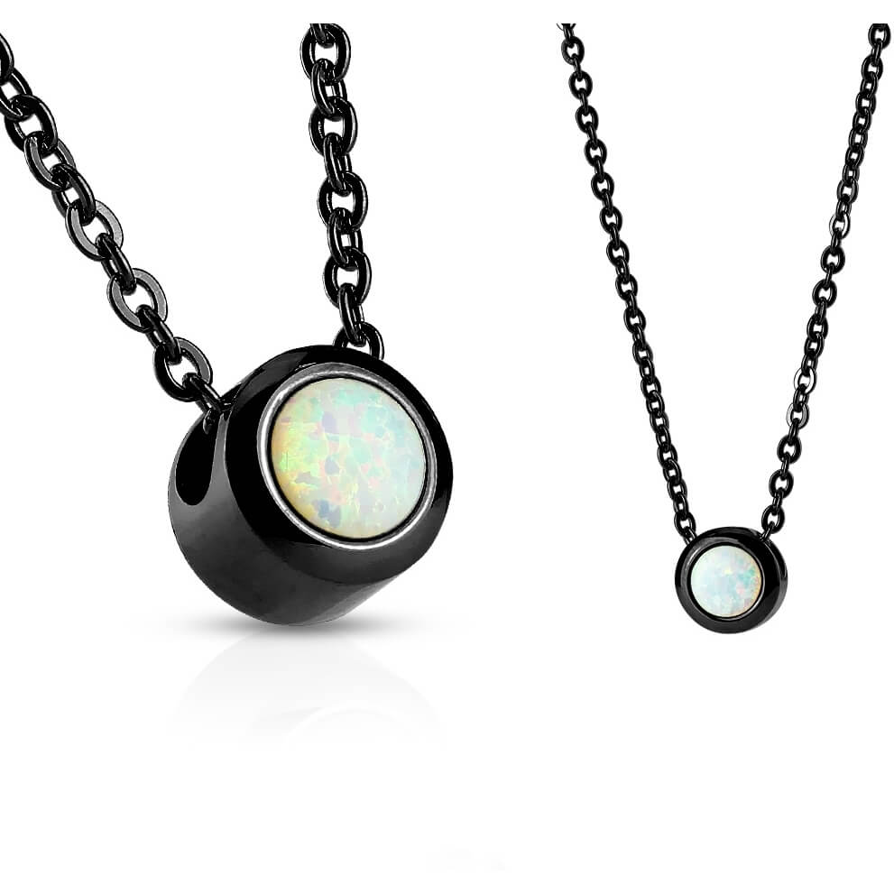 łańcuszek kulka opal - Image 3