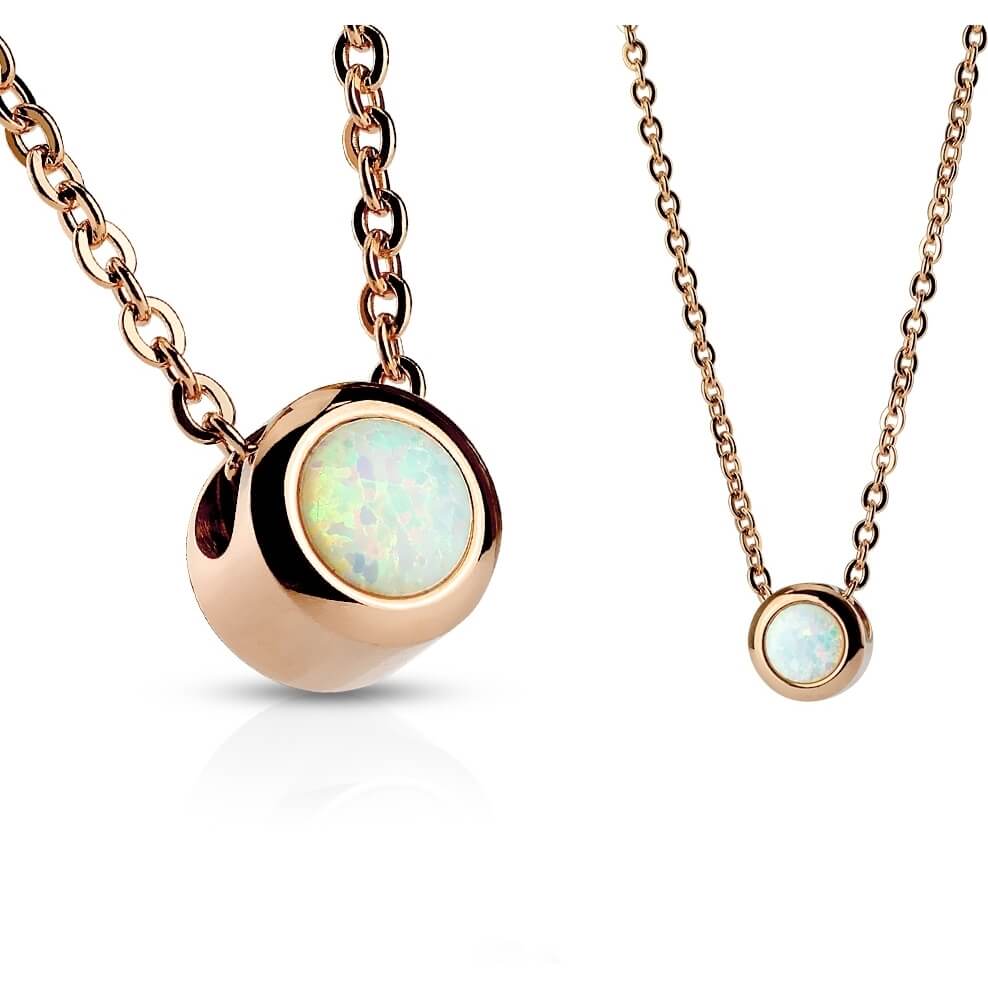 łańcuszek kulka opal - Image 4