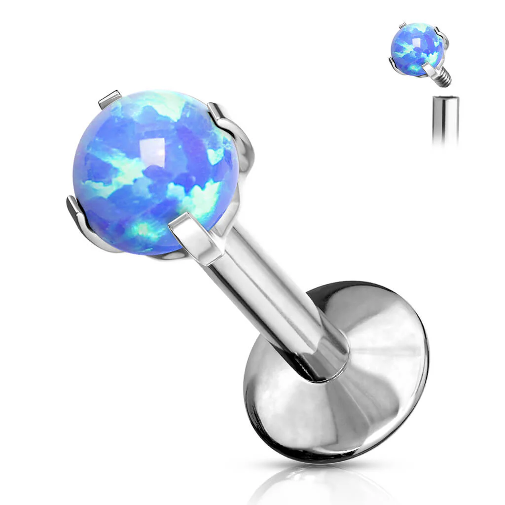 Tytan labret opal kulka gwint wewnętrzny - Image 7