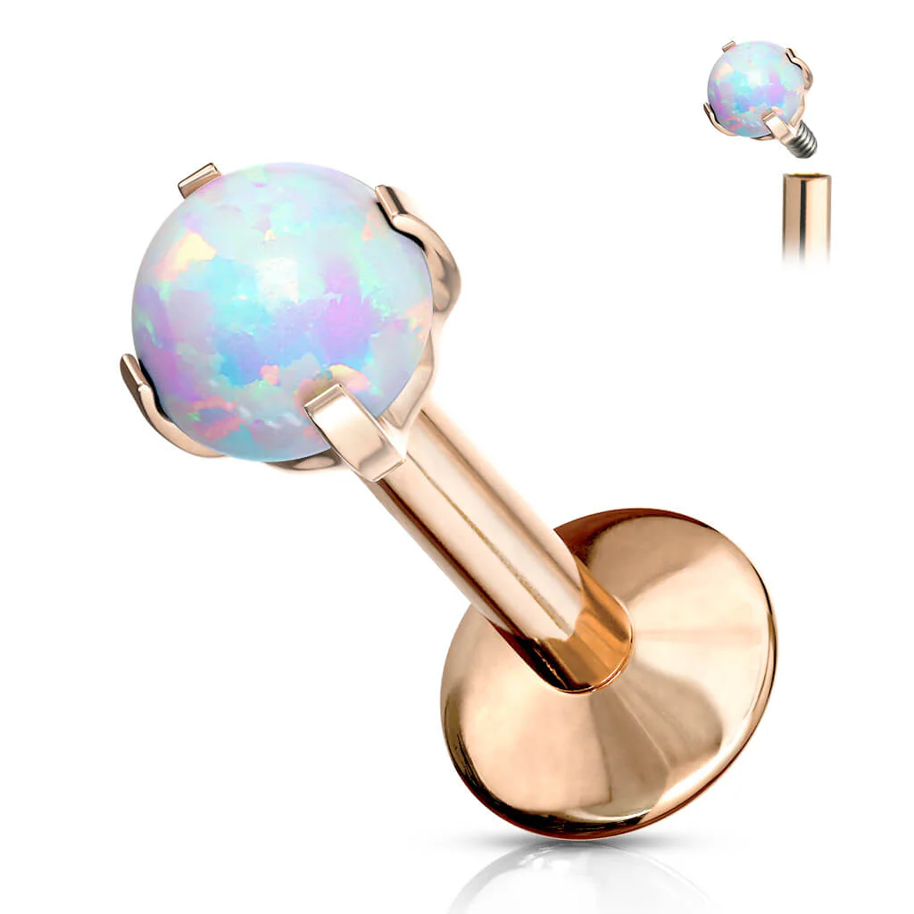 Tytan labret opal kulka gwint wewnętrzny - Image 9