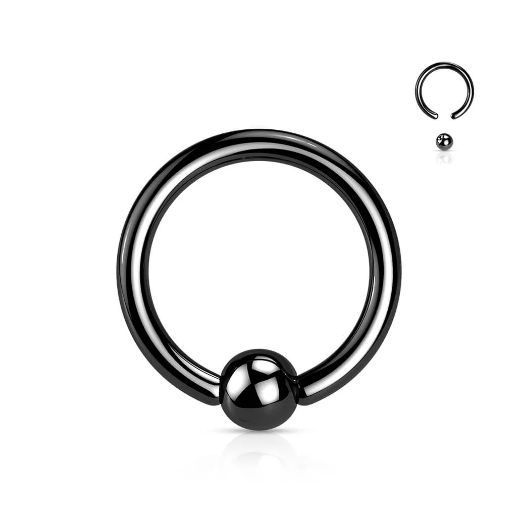 Tytan kółko z kulką zapięcie captive bead - Image 5