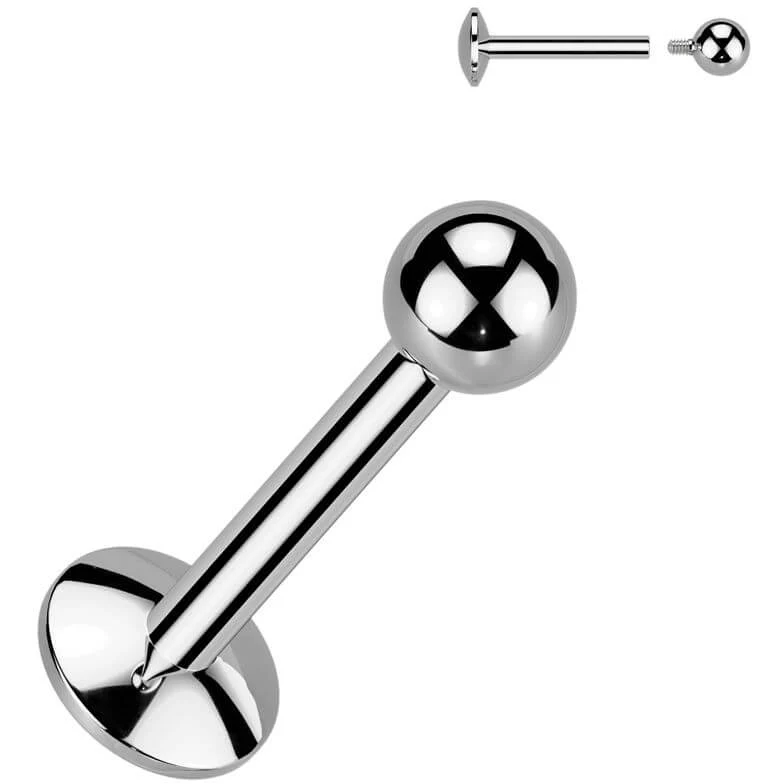 Tytan labret kulka podstawa 4mm gwint wewnętrzny - Image 3