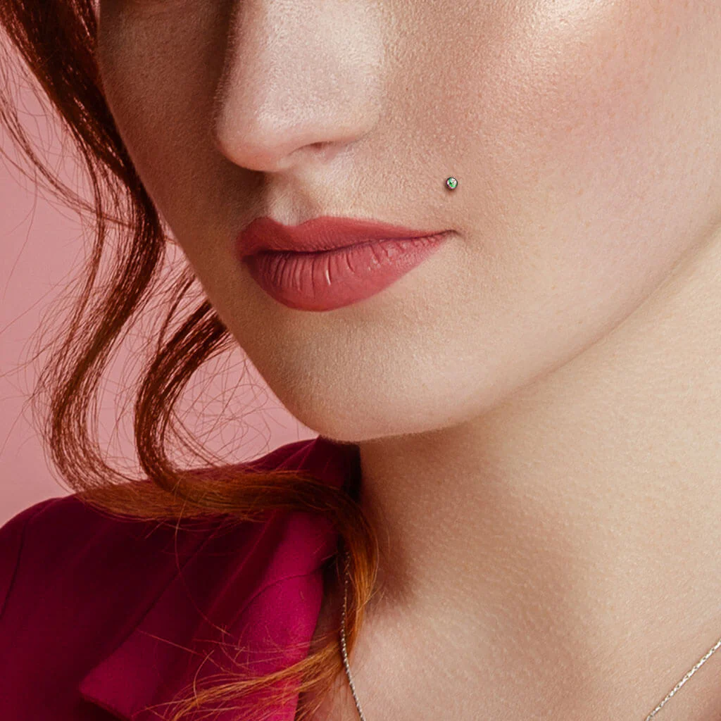 Tytan labret kulka cyrkonia gwint wewnętrzny - Image 3