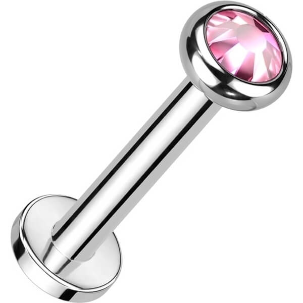 Tytan labret cyrkonia opal gwint wewnętrzny - Image 11