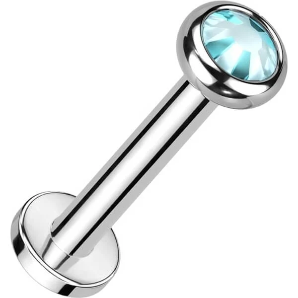 Tytan labret cyrkonia opal gwint wewnętrzny - Image 12