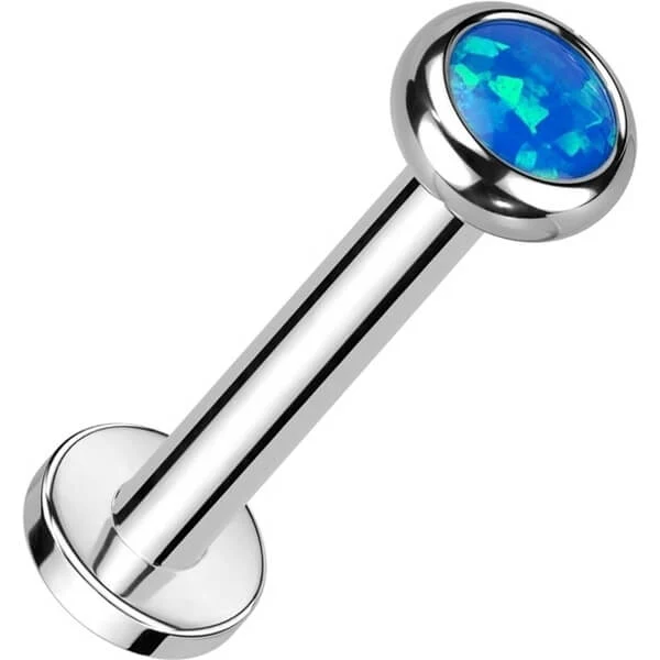 Tytan labret cyrkonia opal gwint wewnętrzny - Image 14