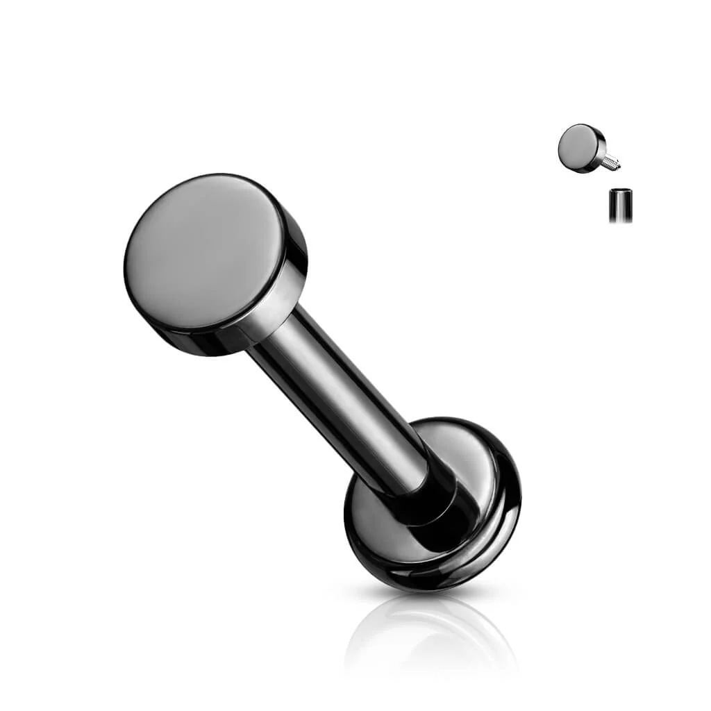 Tytan labret płaski okrągły gwint wewnętrzny - Image 6