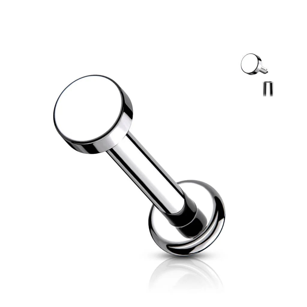 Tytan labret płaski okrągły gwint wewnętrzny - Image 7