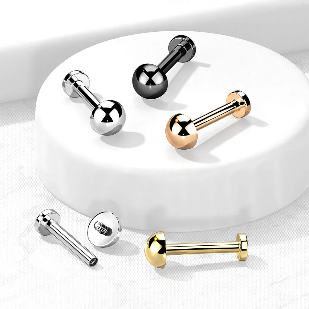 Tytan labret półkula gwint wewnętrzny - Image 5