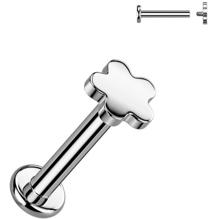 Tytan labret kwiatek gwint wewnętrzny - Image 3