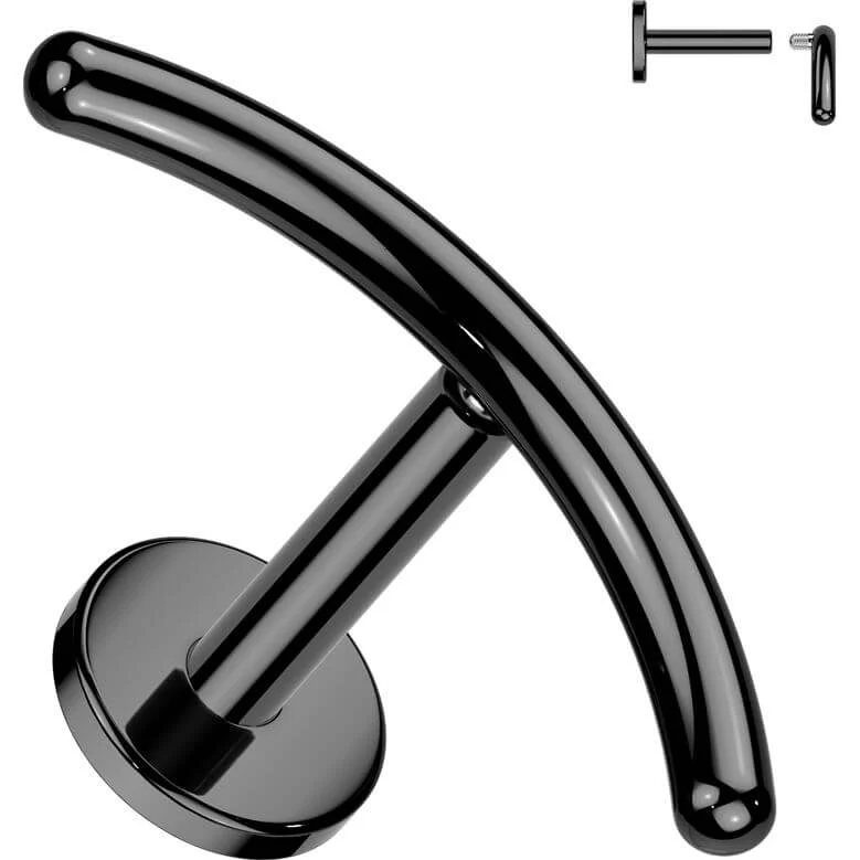 Tytan labret zaokrąglony słupek gwint wewnętrzny - Image 4