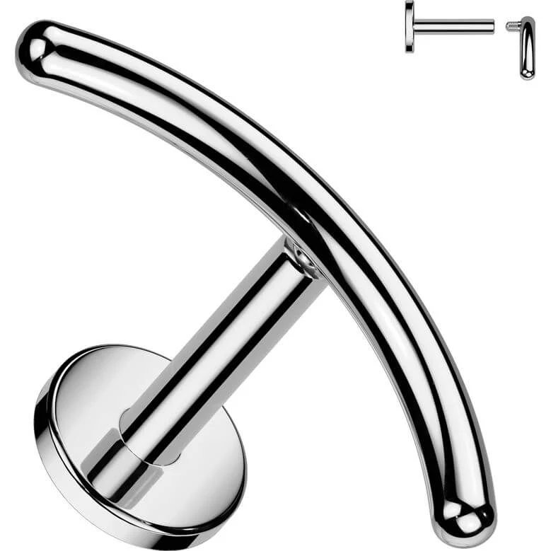 Tytan labret zaokrąglony słupek gwint wewnętrzny - Image 5