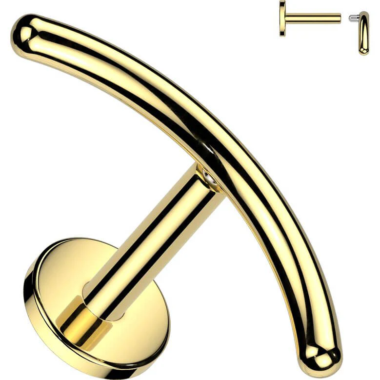 Tytan labret zaokrąglony słupek gwint wewnętrzny - Image 6