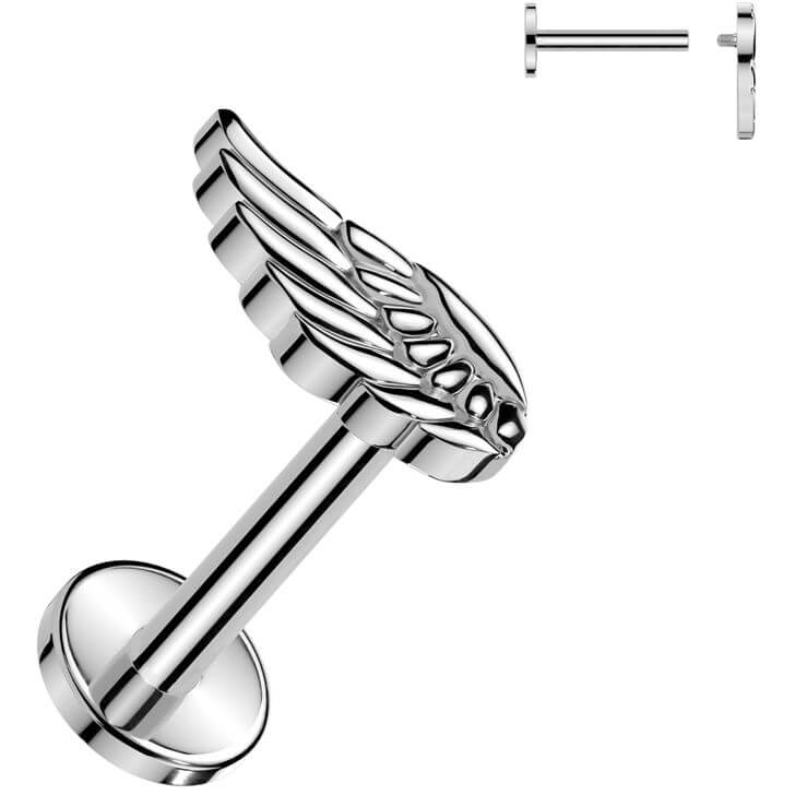 Tytan labret skrzydło anioła gwint wewnętrzny - Image 3