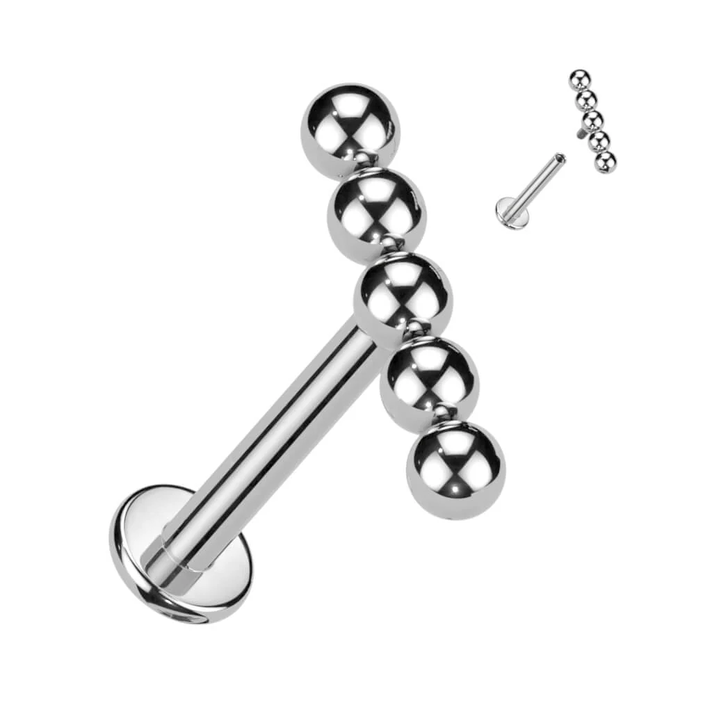 Tytan labret kulki gwint wewnętrzny - Image 4