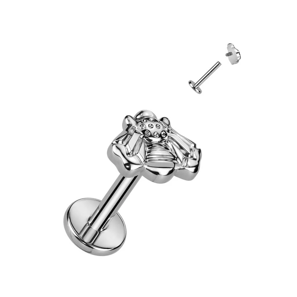 Tytan labret pszczoła gwint wewnętrzny - Image 4