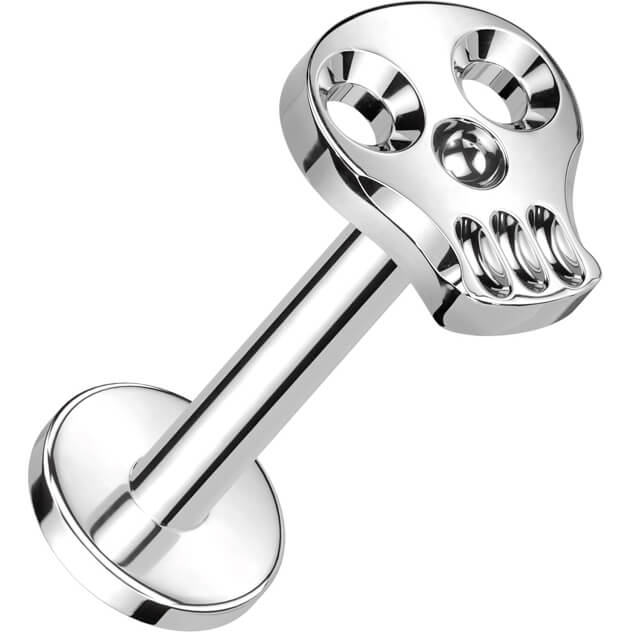 Tytan labret czaszka gwint wewnętrzny - Image 5