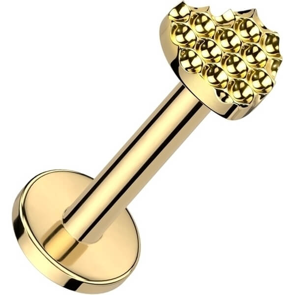 Tytan labret serduszko gwint wewnętrzny - Image 3