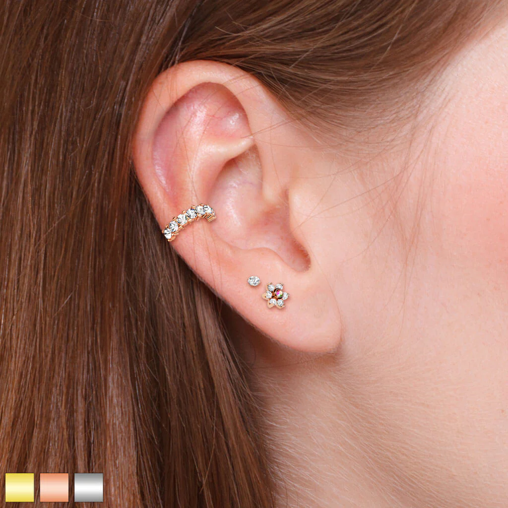 Sztanga zestaw labret kółko, 3  sztuki - Image 2