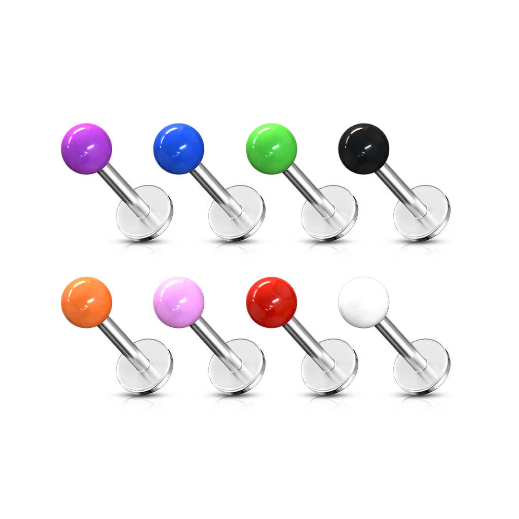 Labret kulka akrylowa, 8  sztuk - Image 2