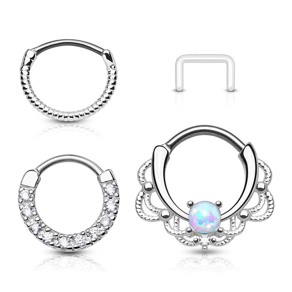 Septum zestaw kolczyk rozginany, 3  sztuki - Image 6